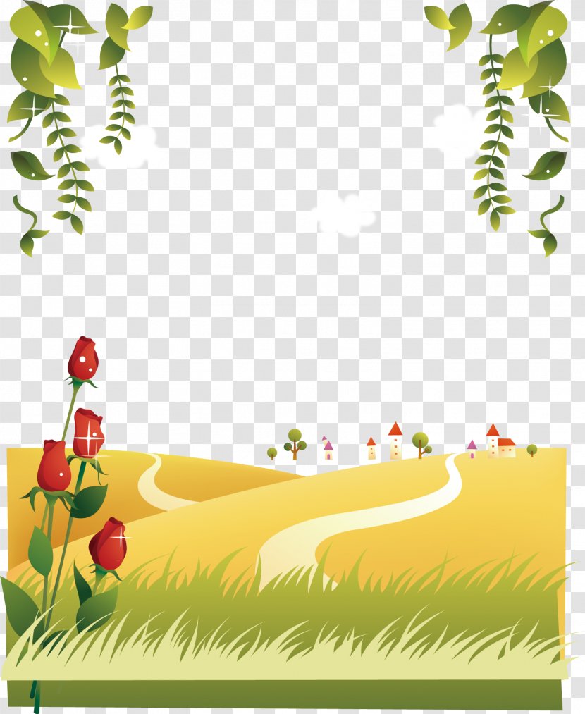 Cartoon - Animation - Field Background Transparent PNG