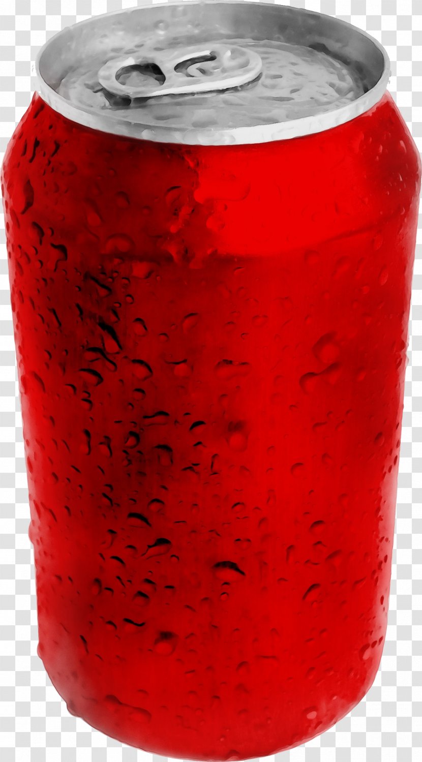 Beverage Can Red Drink Cranberry Juice Non-alcoholic - Wet Ink - Tin Highball Glass Transparent PNG