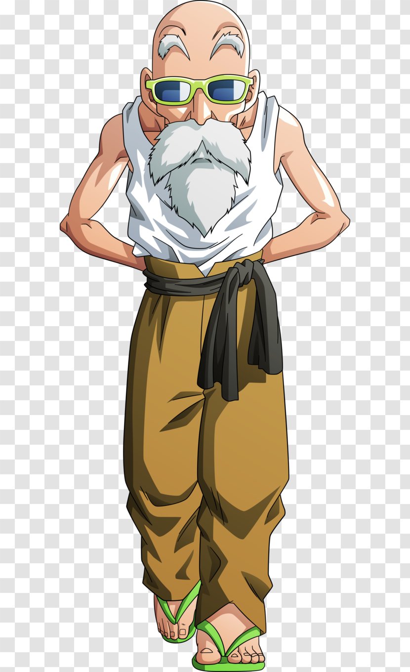 Master Roshi Goku Piccolo Gohan Krillin - Man - Tcm Masters Transparent PNG