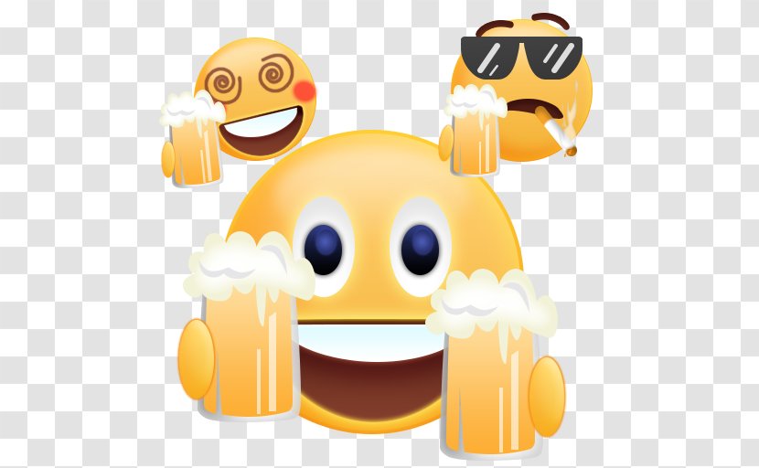 Emoji Beer Android Sticker - Mobile Phones Transparent PNG