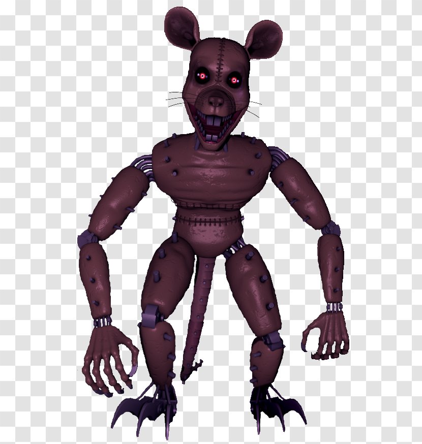 Five Nights At Freddy's 4 Fnac Jump Scare Art - Freddy S - Rat & Mouse Transparent PNG