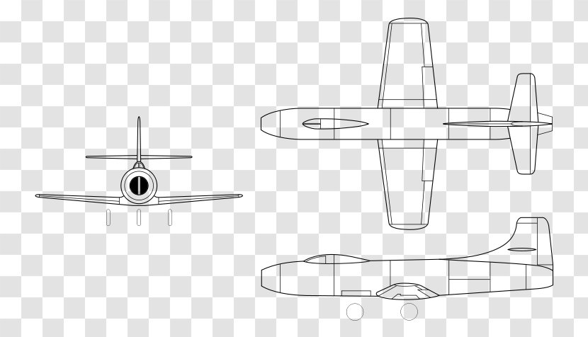 Douglas D-558-1 Skystreak Airplane Propeller Wing /m/02csf - Industrial Design Transparent PNG