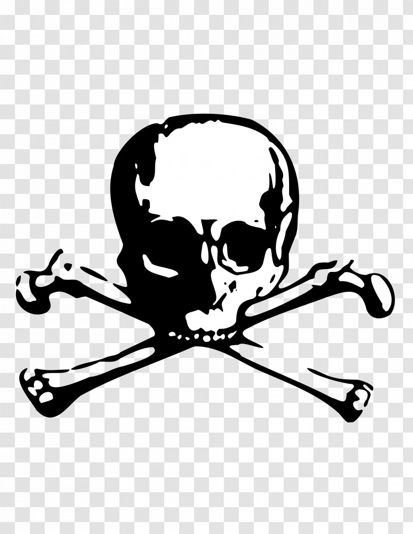 Skull And Crossbones - Death - Vector Transparent PNG