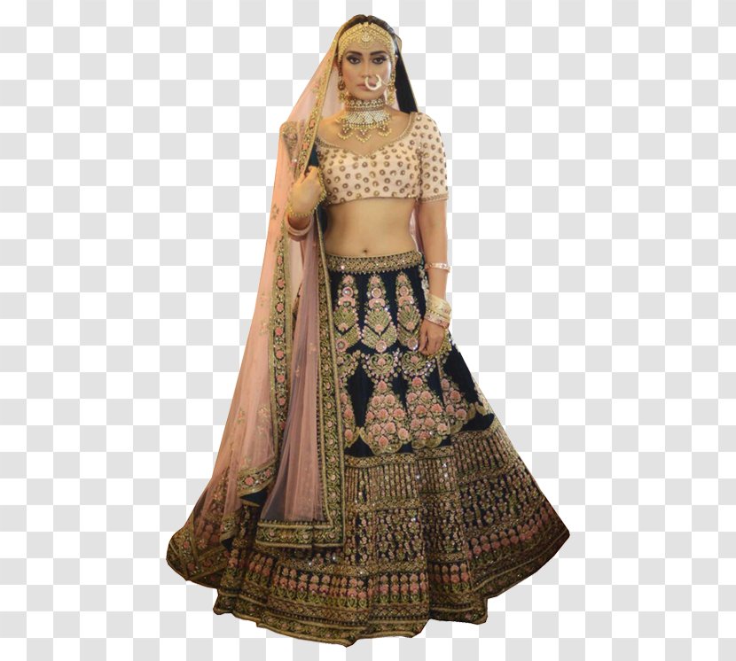 Lehenga Gagra Choli Sari Blouse - Dress - Fashion Banner Transparent PNG