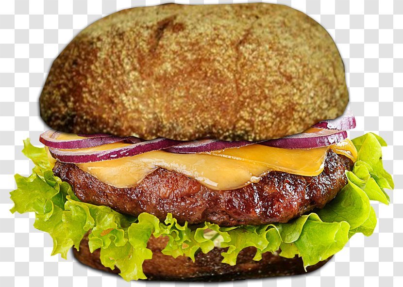 Buffalo Burger Hamburger Cheeseburger Fast Food Breakfast Sandwich - Veggie - Junk Transparent PNG