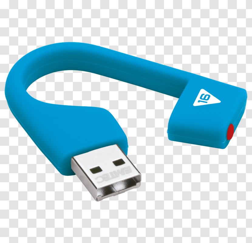 USB Flash Drives Emtec Hook Usb 2.0 Drive Computer Compatibility - Technology - Three-color Title Box Transparent PNG