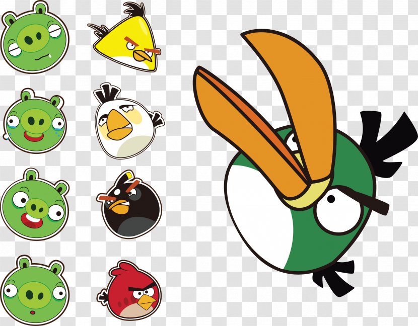 Angry Birds Star Wars Rio Friends Clip Art - Vector Transparent PNG