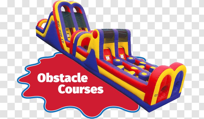 Inflatable Bouncers Obstacle Course Water Slide Clip Art - Playhouse Transparent PNG