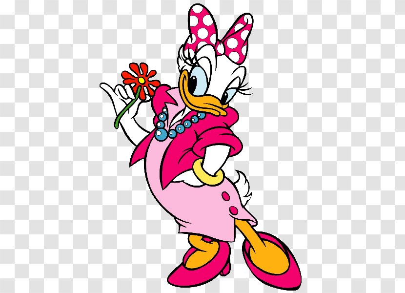 Daisy Duck Donald Mickey Mouse Minnie Cartoon - Beak - Disney Transparent PNG