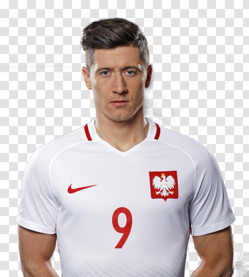 Robert Lewandowski 2018 World Cup Poland National Football Team Germany FC Bayern Munich - Neck Transparent PNG
