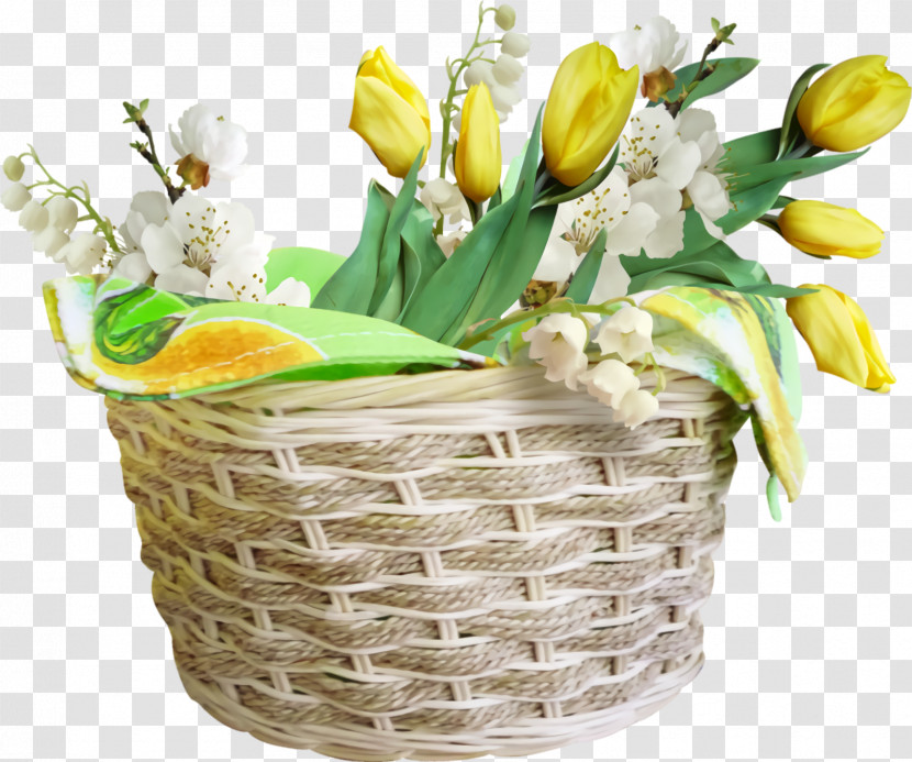 Easter Basket With Eggs Easter Day Basket Transparent PNG