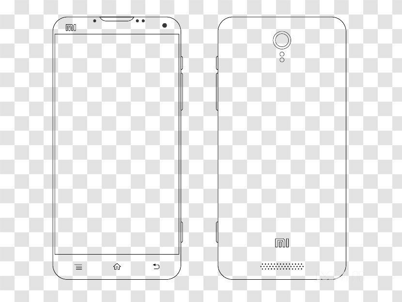 White Black Pattern - Mobile Phone Case - Millet Artwork Transparent PNG