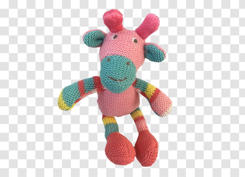 Giraffe Stuffed Animals & Cuddly Toys Crochet Pink M Pattern - Toy - Monkey Transparent PNG