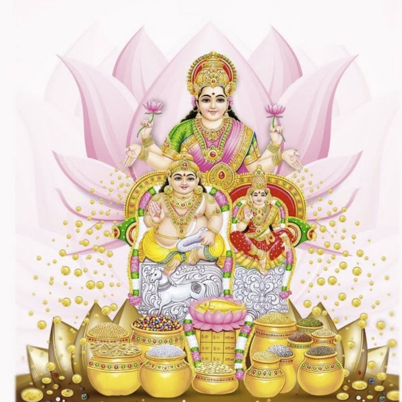Shiva Kubera Lakshmi Wealth Mantra - Goddess Transparent PNG