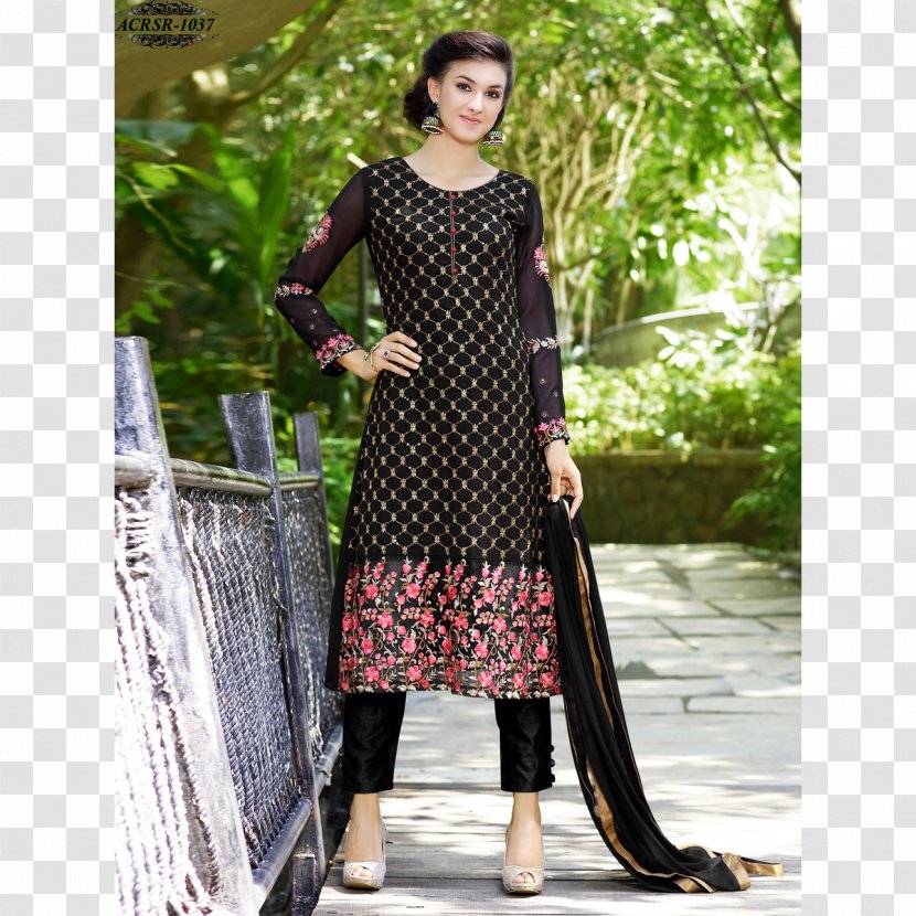 Dress Shalwar Kameez Georgette Suit Dupatta - Formal Wear Transparent PNG
