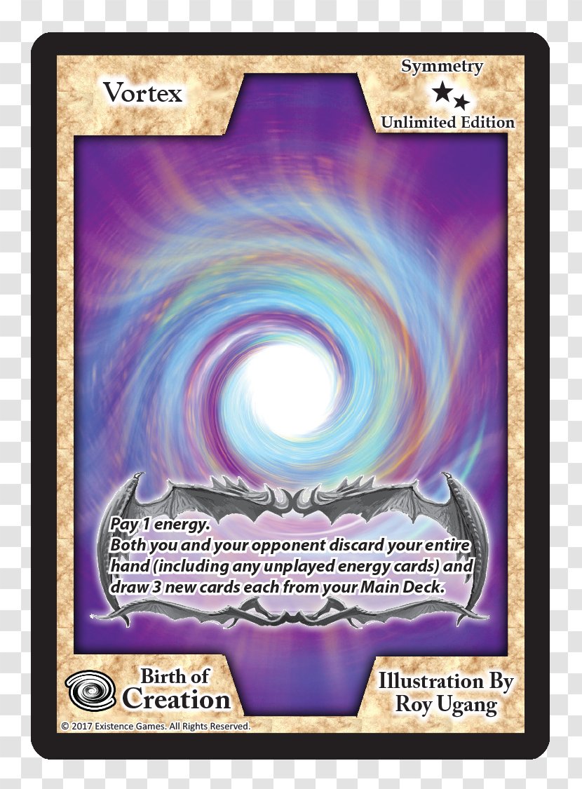 Playing Card Collectible Game Collectable Trading Cards - Exodus - Vortex Transparent PNG