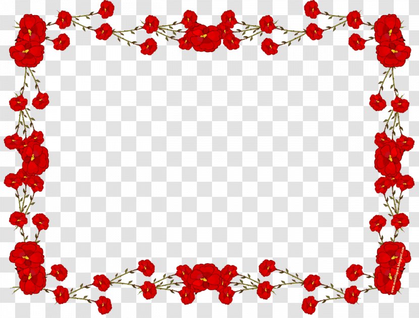 Flower Picture Frames Rose Clip Art - Jewellery - Border Transparent PNG