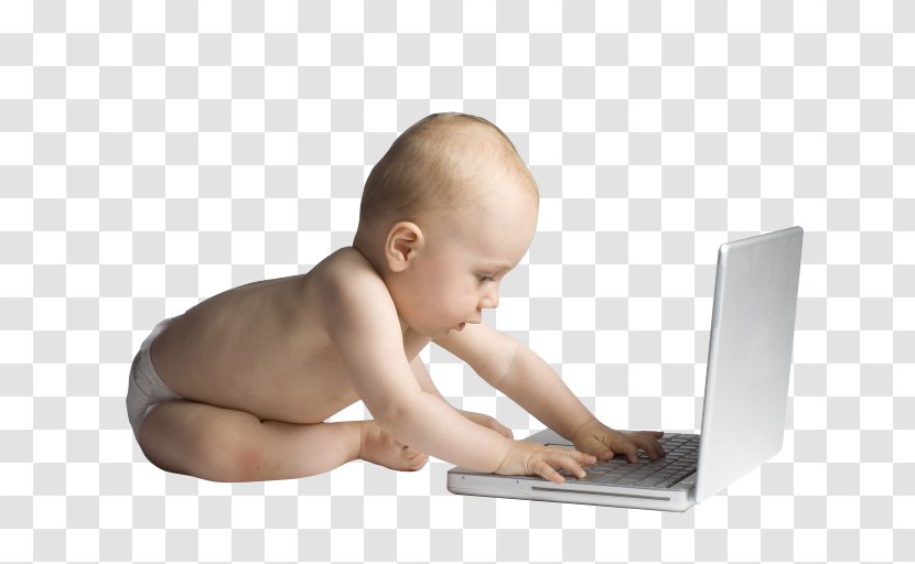 Infant Malayalam Child High Chair - Arm - Playing Computer Baby Transparent PNG