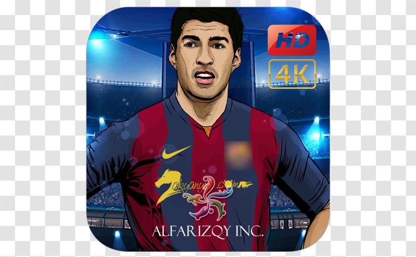 Luis Suárez 2015–16 FC Barcelona Season 2014–15 UEFA Champions League Desktop Wallpaper - T Shirt - Fc Transparent PNG