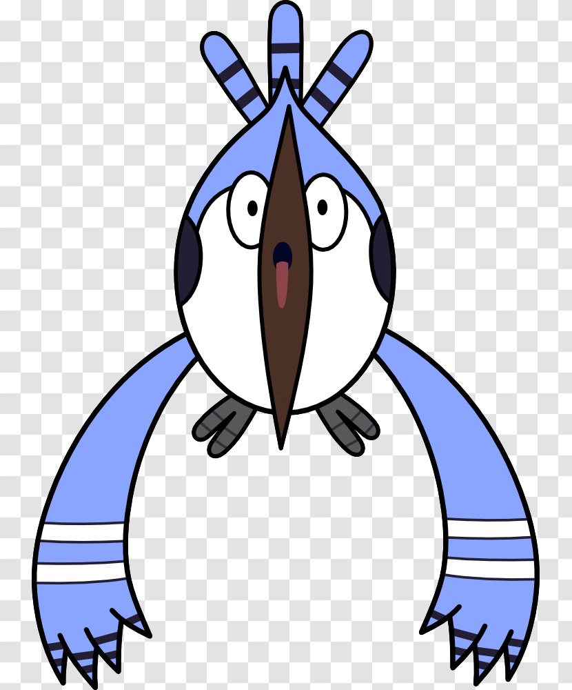 Mordecai Rigby Clip Art - Beak - Cartoon Bluejay Transparent PNG