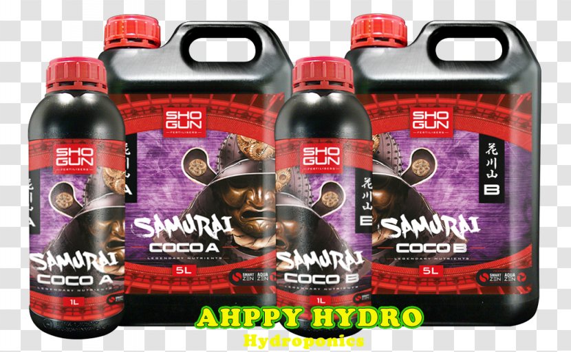 Nutrient Hydroponics Shōgun Fertilisers Soil - Coco Family Transparent PNG