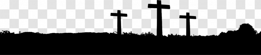 Clip Art Silhouette - Sky - Easter Cross Three Crosses Transparent PNG