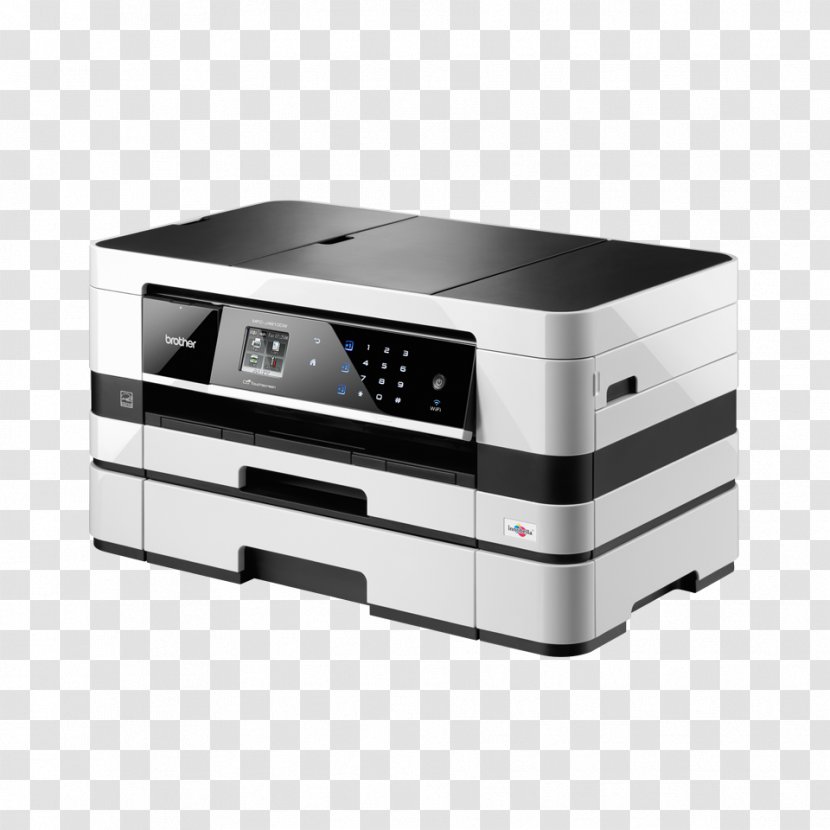 Multi-function Printer Inkjet Printing Brother Industries - Laser - Wireless Fax Transparent PNG
