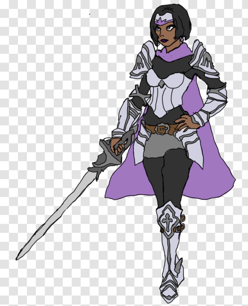 Sword Costume Design Knight Spear - Silhouette Transparent PNG
