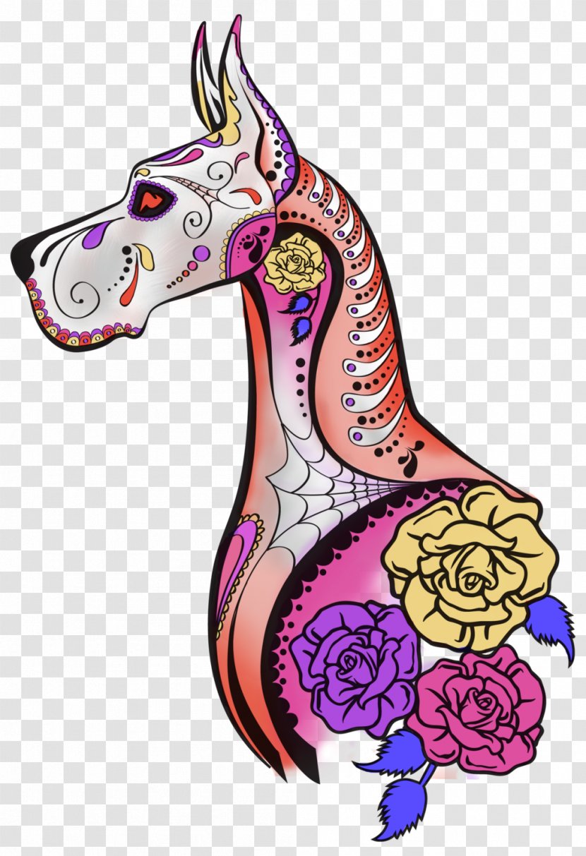 Giraffe Visual Arts Calavera Illustration Transparent PNG