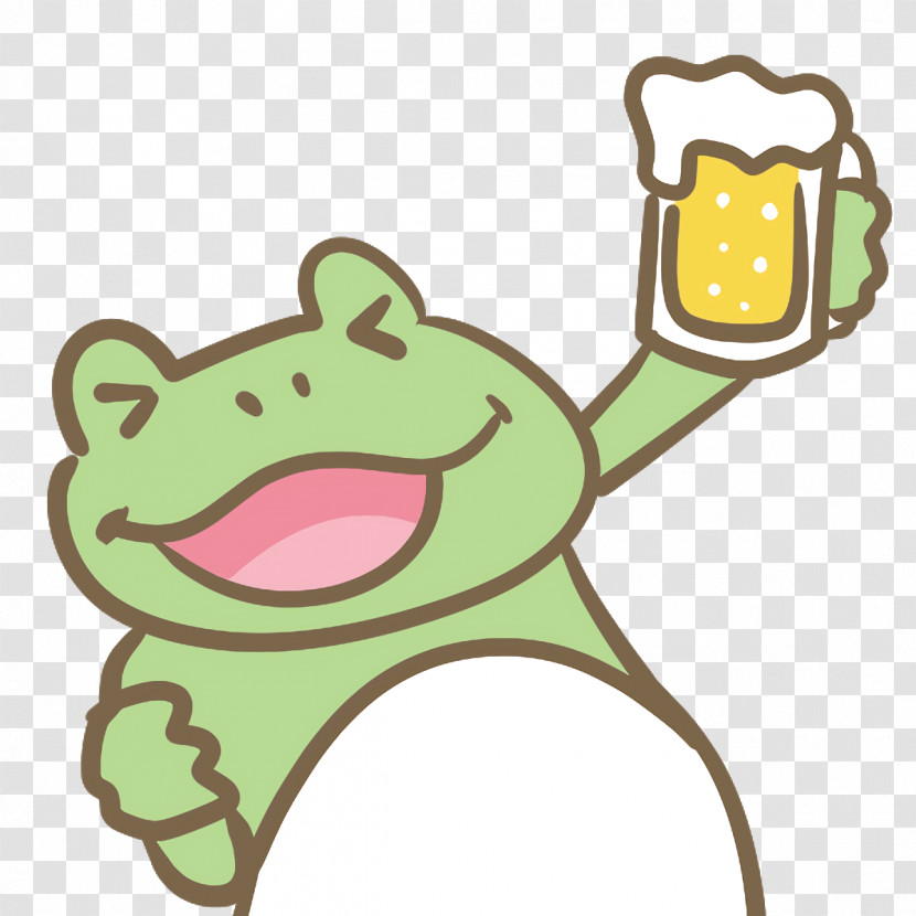 Toad Tree Frog Frogs Yellow Line Transparent PNG