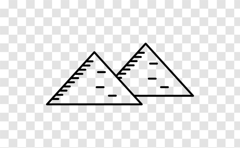 Egyptian Pyramids Icon Design - Egypt Vector Transparent PNG