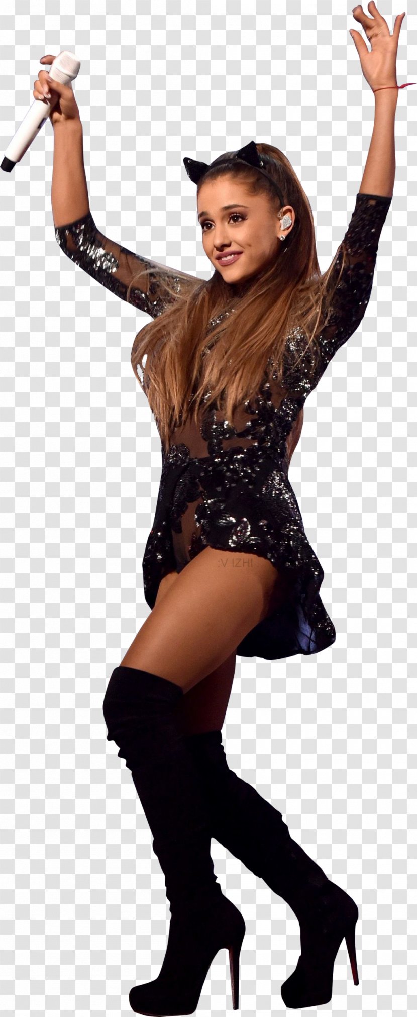 Ariana Grande Victorious Problem - Silhouette Transparent PNG