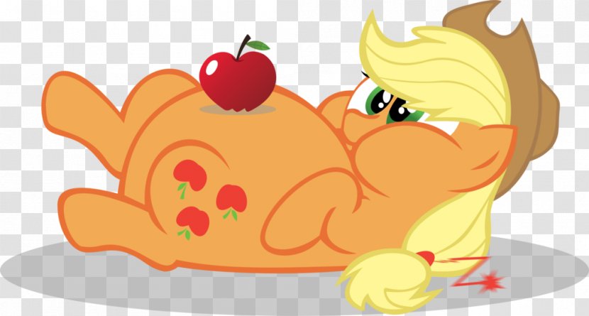 Applejack Vegetarian Cuisine Cat Clip Art Stuffing - Apple Transparent PNG