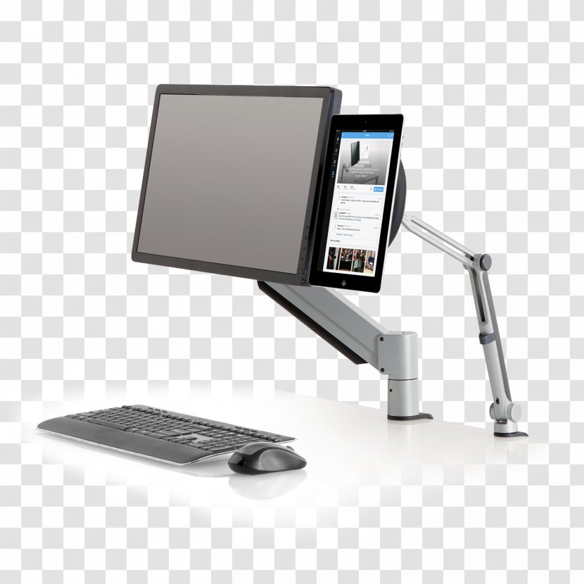 Computer Monitors IPad Flat Display Mounting Interface Laptop Monitor Mount - Ipad Pro Transparent PNG