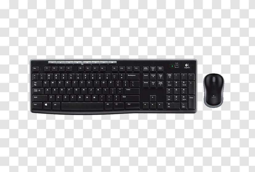 Computer Keyboard Mouse Logitech Unifying Receiver Wireless - Usb - Images Included Transparent PNG