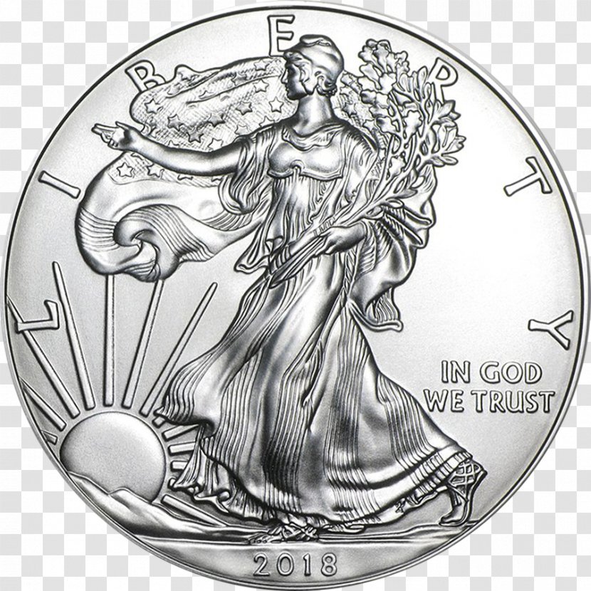 American Silver Eagle Bullion Coin - Uncirculated Transparent PNG