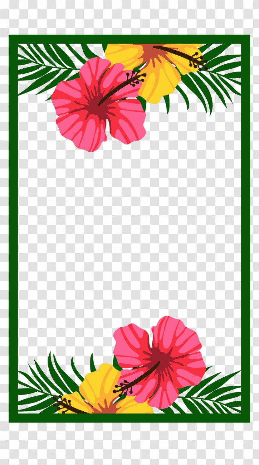 Smart Fortwo - Flower Arranging - Beautifully Decorated Beautiful Floral Frame Transparent PNG