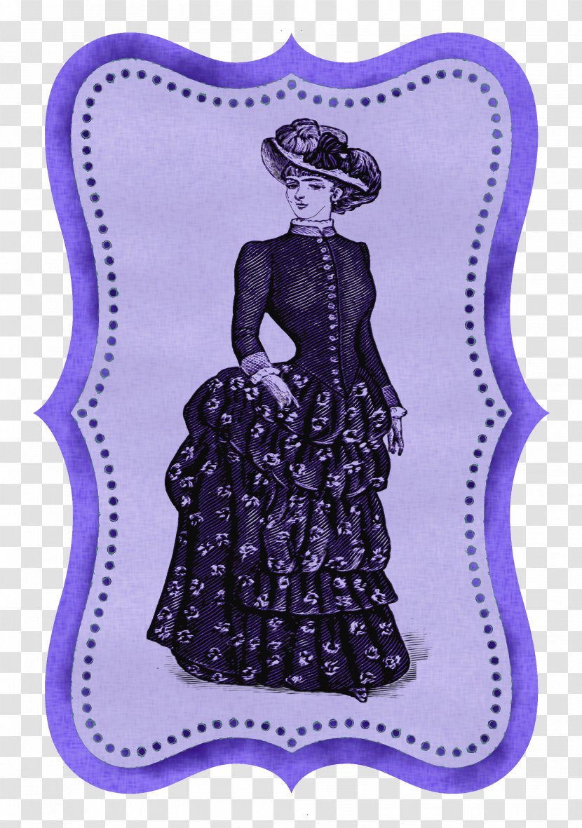 Paper Drawing Scrapbooking Vintage Clothing Female - Costume Design - Hobby Transparent PNG
