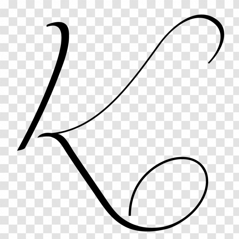 Monogram Letter Clip Art - Initial - K Transparent PNG