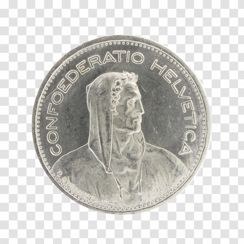 Coin Switzerland Swiss Franc Latin Monetary Union Transparent PNG