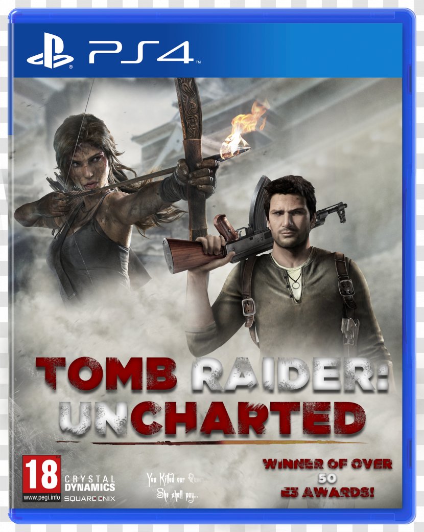 Rise Of The Tomb Raider PlayStation 4 Uncharted: Drake's Fortune Chronicles - Video Game Software - Uncharted Transparent PNG