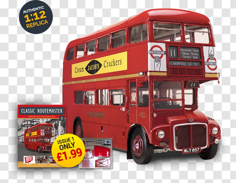 Double-decker Bus AEC Routemaster New Omnibus - Double Decker - London Transparent PNG