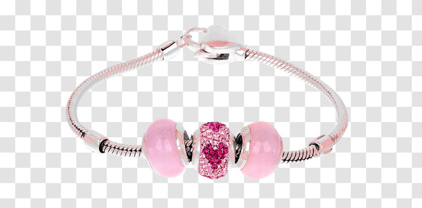 Bracelet Bead Pink M Body Jewellery - Half Off Transparent PNG