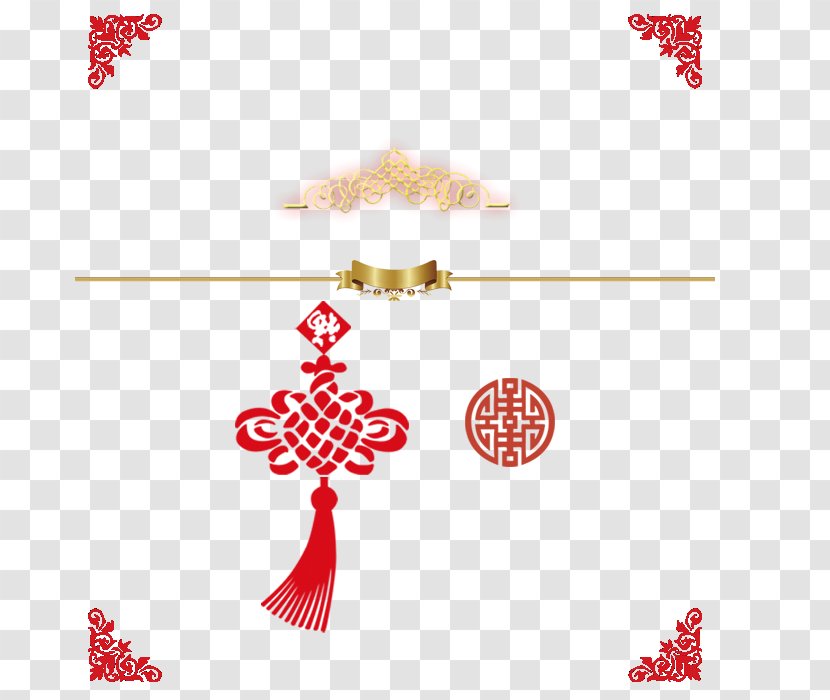 Chinesischer Knoten Cdr Clip Art - Point - Chinese New Year Decorative Motifs Knot Transparent PNG
