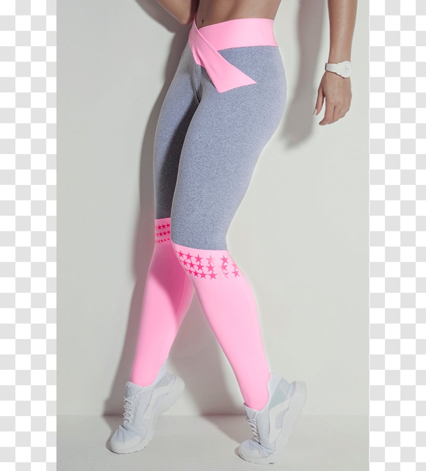 Leggings Pink Waist Clothing Sportswear - Watercolor - Silhouette Transparent PNG