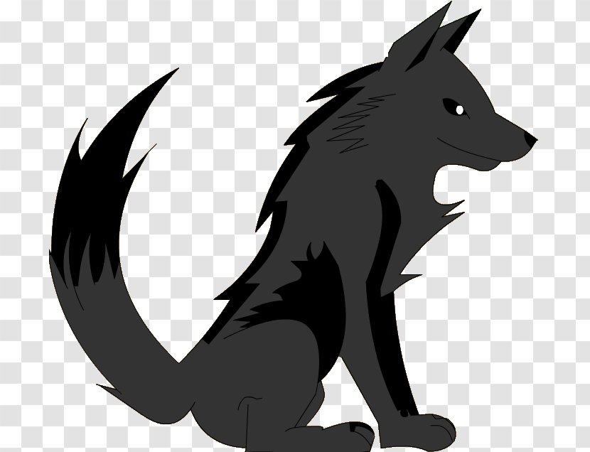 Dog Fox Black Wolf Drawing Clip Art - Frame Transparent PNG