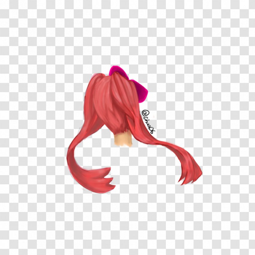Figurine Character Fiction - Red - Pigtail Transparent PNG