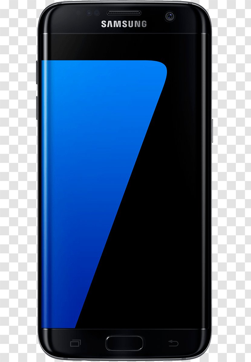 Samsung GALAXY S7 Edge Smartphone Black Unlocked - Display Device Transparent PNG