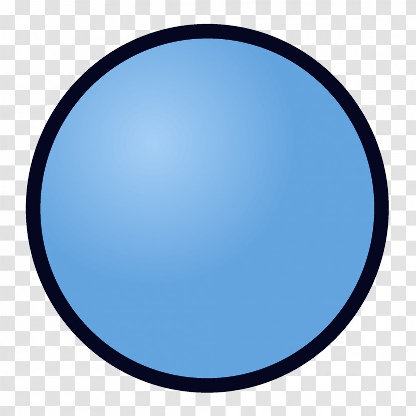 Blue Cobalt Circle Aqua Electric - Oval Transparent PNG