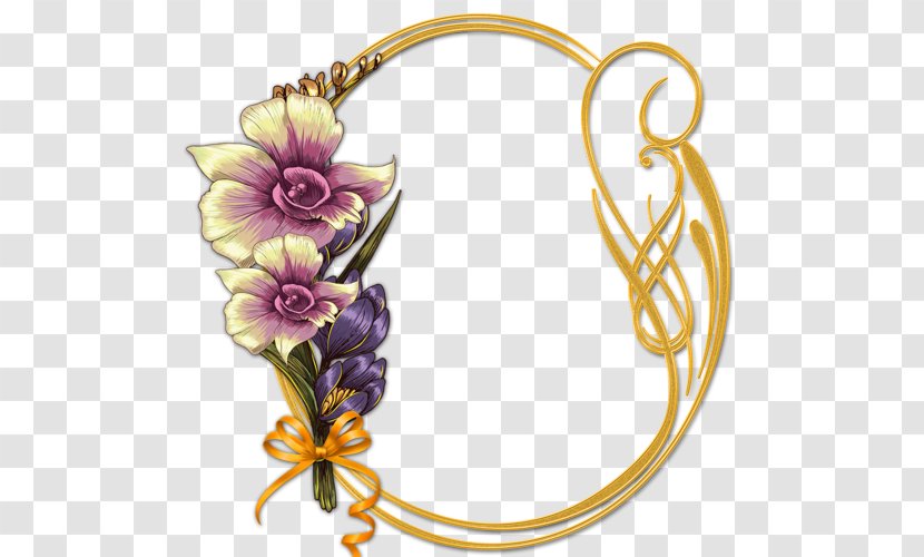 Floral Design Purple Lilac Body Jewellery - Jewelry Transparent PNG